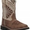 Dan Post Girls' Kite Days Western Boots - Broad Square Toe Tan -Dan Post Shop 2000381643 280 P1