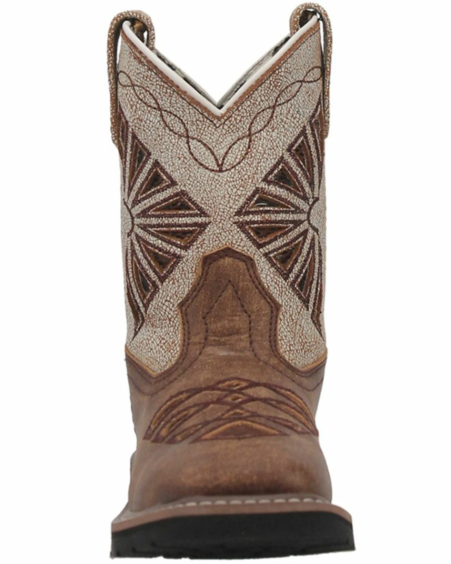 Dan Post Girls' Kite Days Western Boots - Broad Square Toe Tan 6 Dan Post Girls' Kite Days Western Boots - Broad Square Toe Tan - Image 4