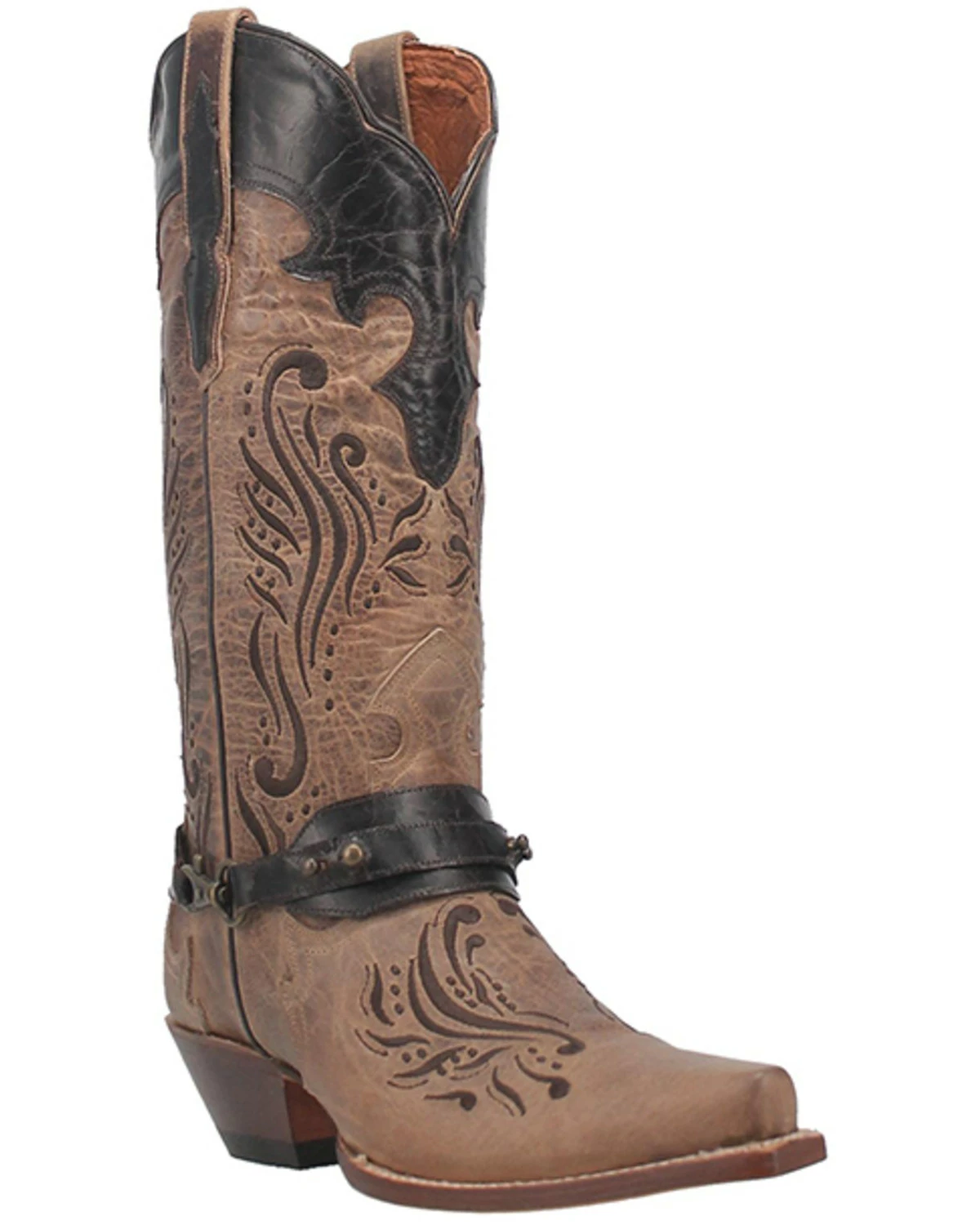 Dan Post Women's Avril Western Boots - Snip Toe Brown 9 Dan Post Women's Avril Western Boots - Snip Toe Brown - Image 7