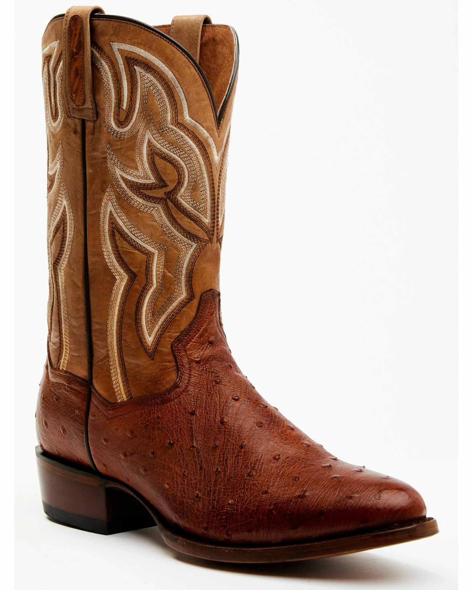 Dan Post Men's Hand Ostrich Quill Western Boots 3 Dan Post Men's Hand Ostrich Quill Western Boots