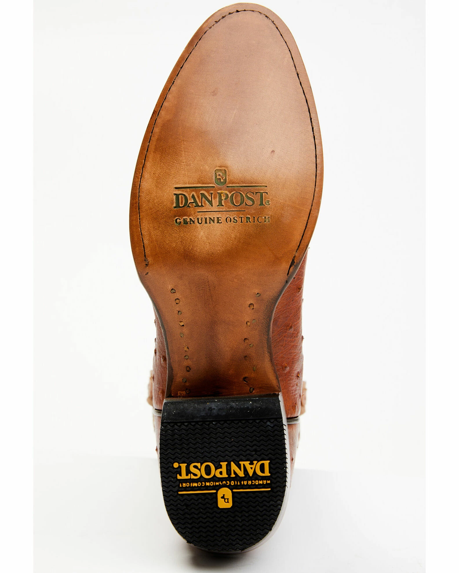 Dan Post Men's Hand Ostrich Quill Western Boots 9 Dan Post Men's Hand Ostrich Quill Western Boots - Image 7
