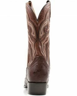 Dan Post Men's 12" Hand Ostrich Quill Exotic Western Boots -Dan Post Shop 2000381787 200 P4