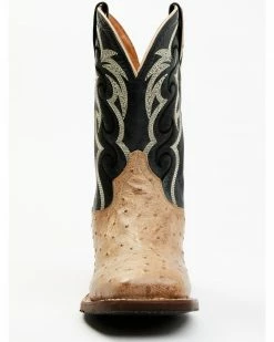 Dan Post Men's Hand Ostrich Quill Western Boots - Broad Square Toe 12 Dan Post Men's Hand Ostrich Quill Western Boots - Broad Square Toe -Dan Post Shop 2000381788 100 P4