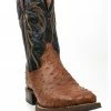 Dan Post Men's 11" Bay Apache Hand Quill Ostrich Exotic Western Boots - Broad Square Toe 2 Dan Post Men's 11" Bay Apache Hand Quill Ostrich Exotic Western Boots - Broad Square Toe -Dan Post Shop 2000381789 201 P1