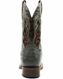 Dan Post Men's Hand Ostrich Quill Western Boots - Broad Square Toe -Dan Post Shop 2000381790 020 P4