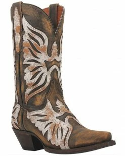 Dan Post Women's Ndulgence Leather Boot - Snip Toe Brown -Dan Post Shop 2000383197 200 P1 1
